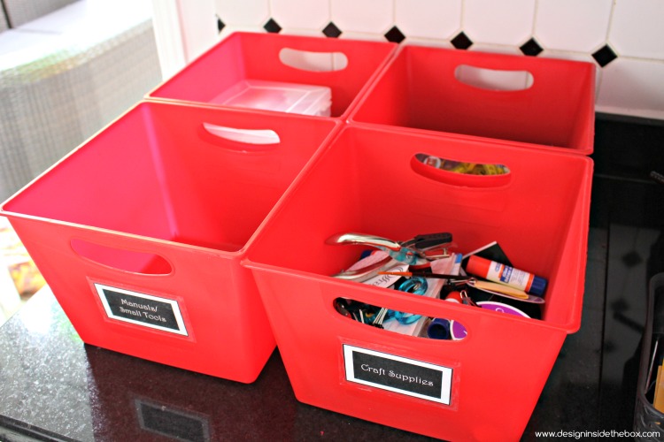 Well that Failed! How to Organize your Junk - Take Two! www.designinsidethebox.com