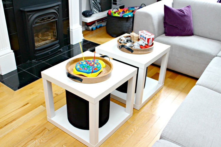 IKEA LACK Hack! Kid friendly Coffee Table! www.designinsidethebox.com