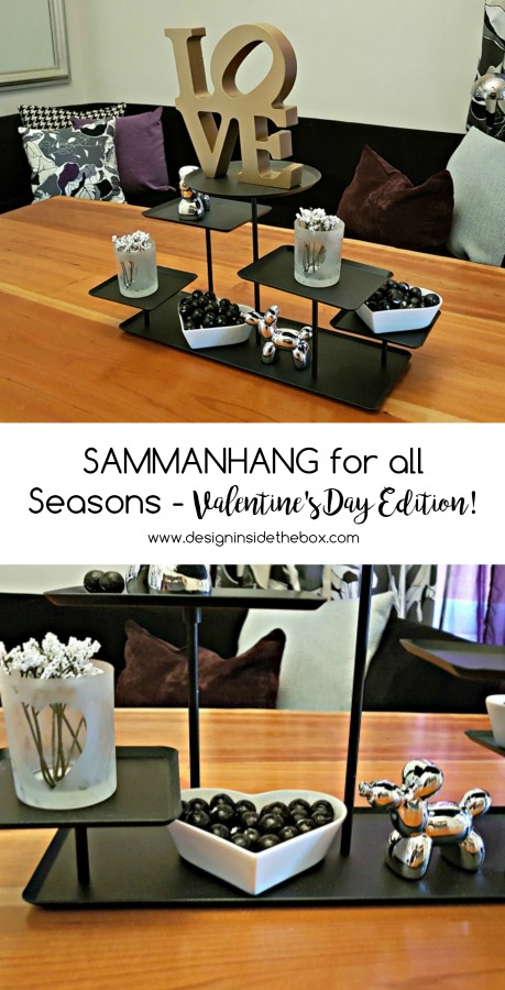 IKEA SAMMANHANG Display Stand - Valentine's Day! www.designinsidethebox.com